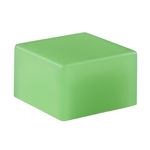 AT4135F NKK Switches                                                                    CAP TACTILE SQUARE FROSTED GREEN