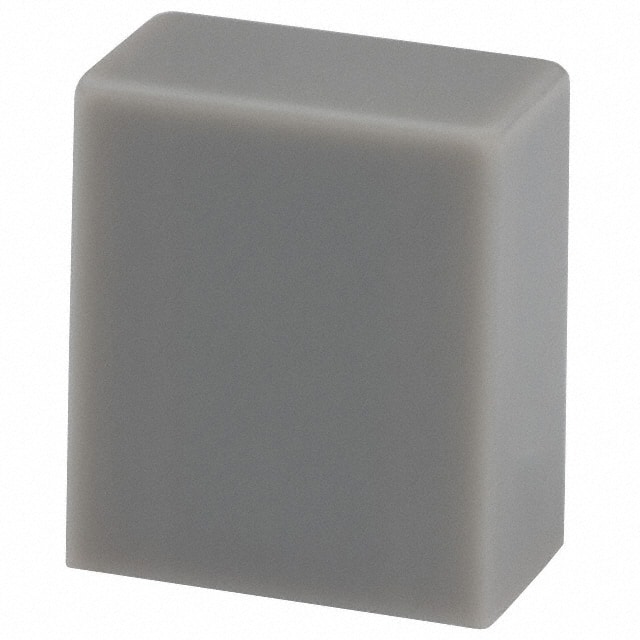 F1204 C&K                                                                    CAP PUSHBUTTON RECTANGULAR GRAY