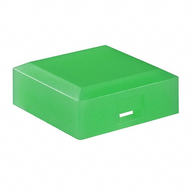 AT3075F NKK Switches                                                                    CAP PUSHBUTTON SQUARE GREEN