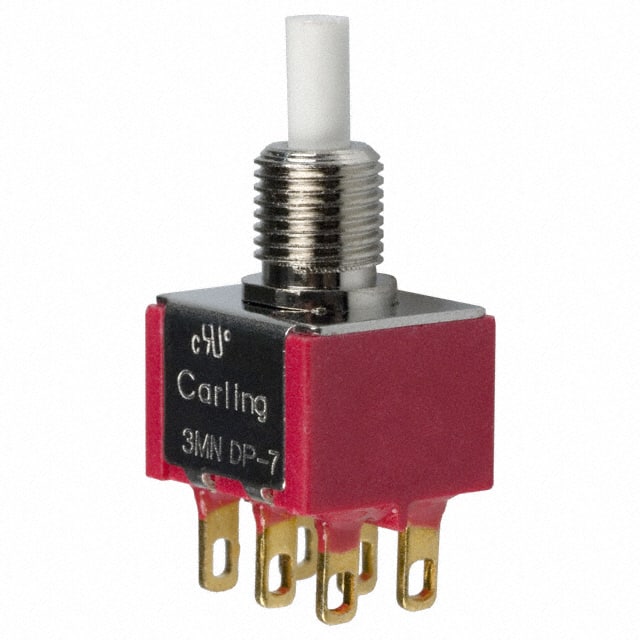 3MN-DP7-P1-B11-M1RE Carling Technologies                                                                    SWITCH PUSH DPDT 0.4VA 20V