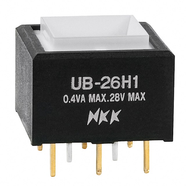 UB26SKG035F NKK Switches                                                                    SWITCH PUSH DPDT 0.4VA 28V