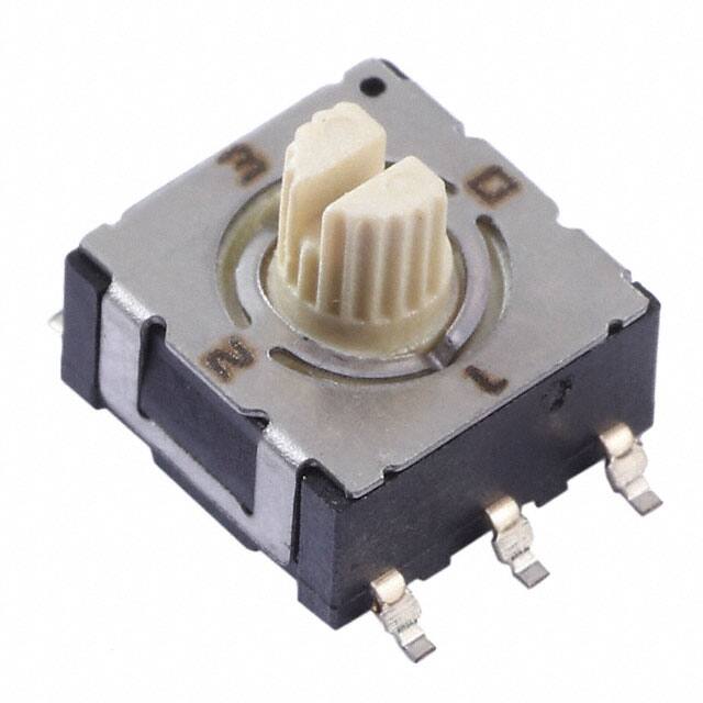 220AMB04R CTS Electrocomponents                                                                    SWITCH ROTARY DIP SP4T 100MA 50V