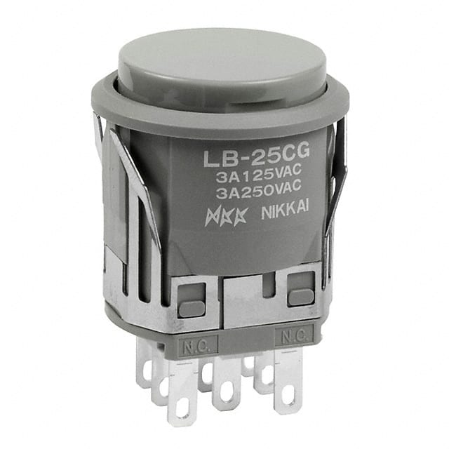 LB25CGW01/UC-H NKK Switches                                                                    SWITCH PUSHBUTTON DPDT 3A 125V