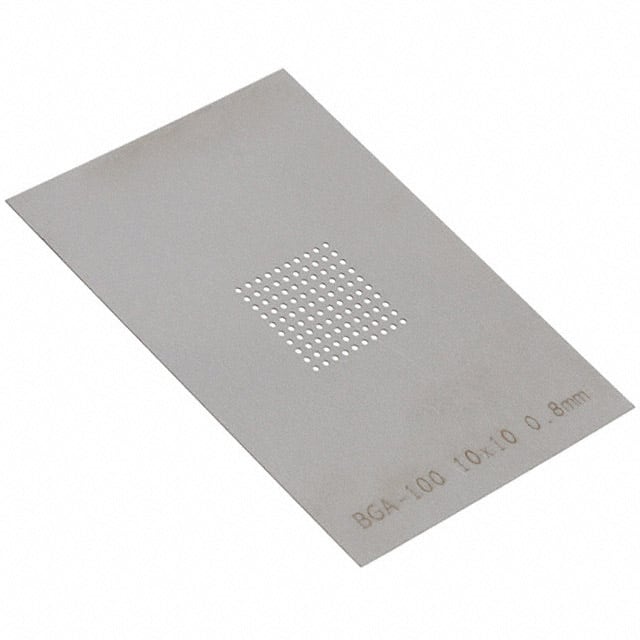 BGA0001-S Chip Quik Inc.                                                                    STENCIL BGA-100 .8MM