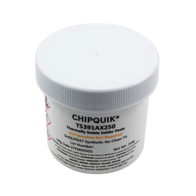 TS391AX250 Chip Quik Inc.                                                                    THERMALLY STABLE SOLDER PASTE NO