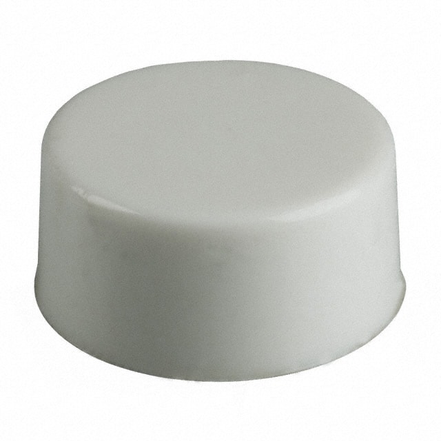 465801000 C&K                                                                    CAP PUSHBUTTON ROUND WHITE