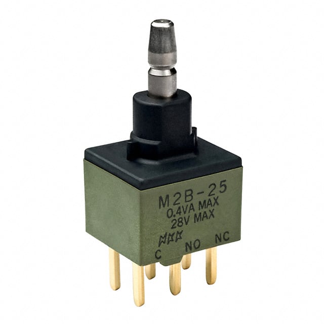 M2B25AA5G03 NKK Switches                                                                    SWITCH PUSH DPDT 0.4VA 28V