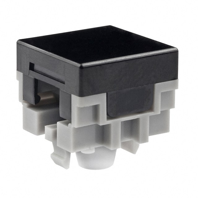 AT484A NKK Switches                                                                    CAP PUSHBUTTON SQUARE BLACK