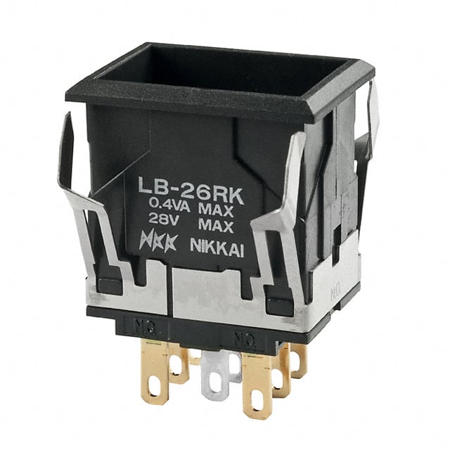 LB26RKG01 NKK Switches                                                                    SWITCH PUSH DPDT 0.4VA 28V