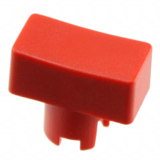 1PS08 MEC Switches                                                                    CAP TACTILE RECTANGULAR RED