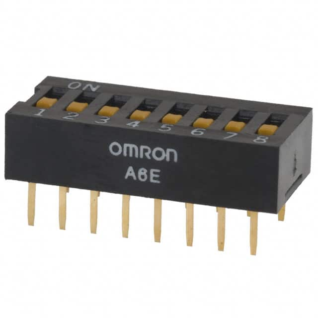 A6E-8101-N Omron Electronics Inc-EMC Div                                                                    SWITCH SLIDE DIP SPST 25MA 24V