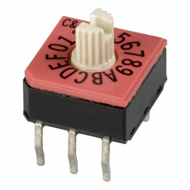 CD16RL1CK C&K                                                                    SWITCH ROTARY DIP HEX 0.40VA 20V