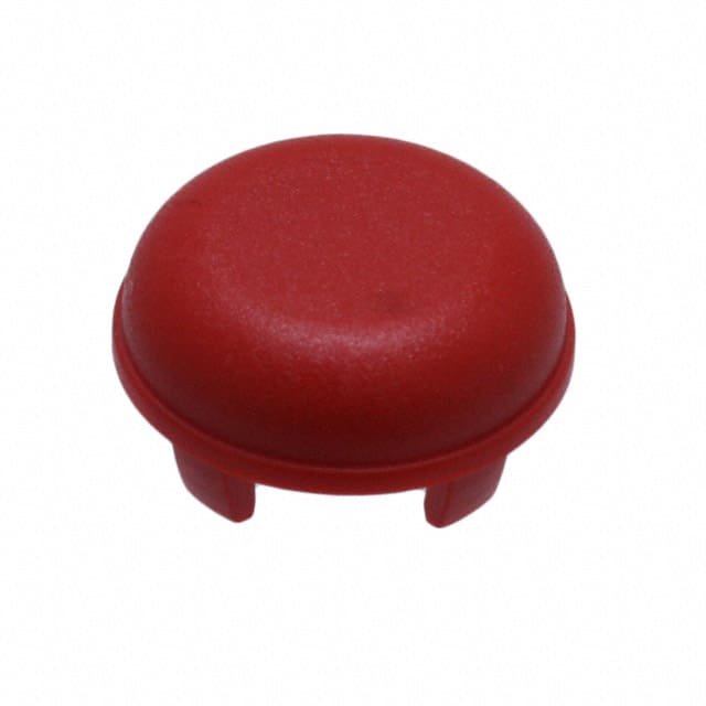 1JS08 MEC Switches                                                                    CAP TACTILE ROUND RED