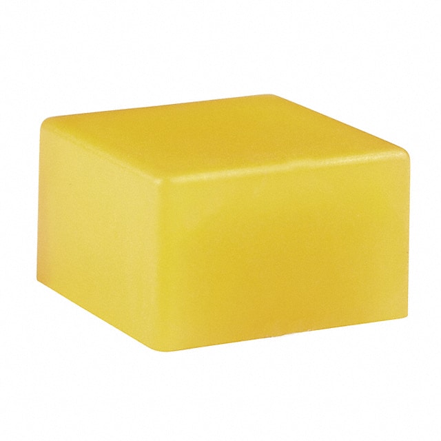 AT4135E NKK Switches                                                                    CAP TACTILE SQUARE FROSTD YELLOW