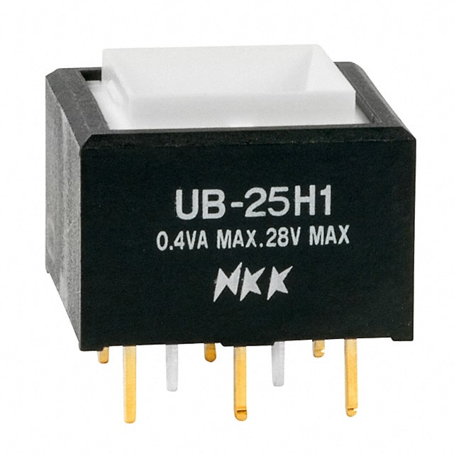 UB25SKG035D NKK Switches                                                                    SWITCH PUSH DPDT 0.4VA 28V