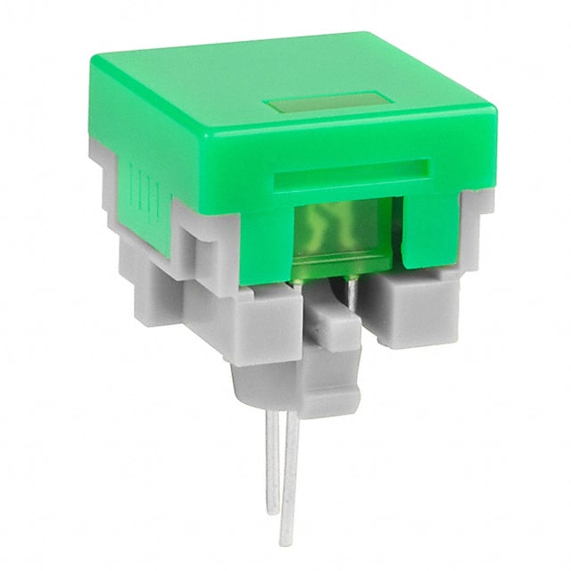 AT480FF NKK Switches                                                                    CAP PUSHBUTTON SQ GRN/GRN LED