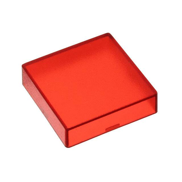 5.49077.0121306 RAFI USA                                                                    LENS PUSHBUTTON RED SQUARE