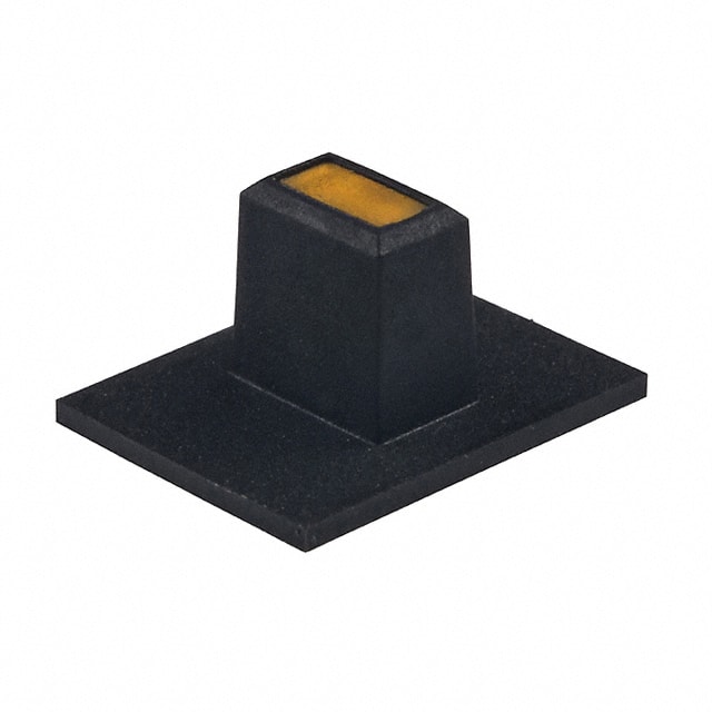 AT4065E NKK Switches                                                                    CAP SLIDE RECT BLACK/YELLOW LENS