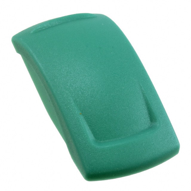 KRR13 APEM Inc.                                                                    CAP ROCKER RECTANGULAR GREEN