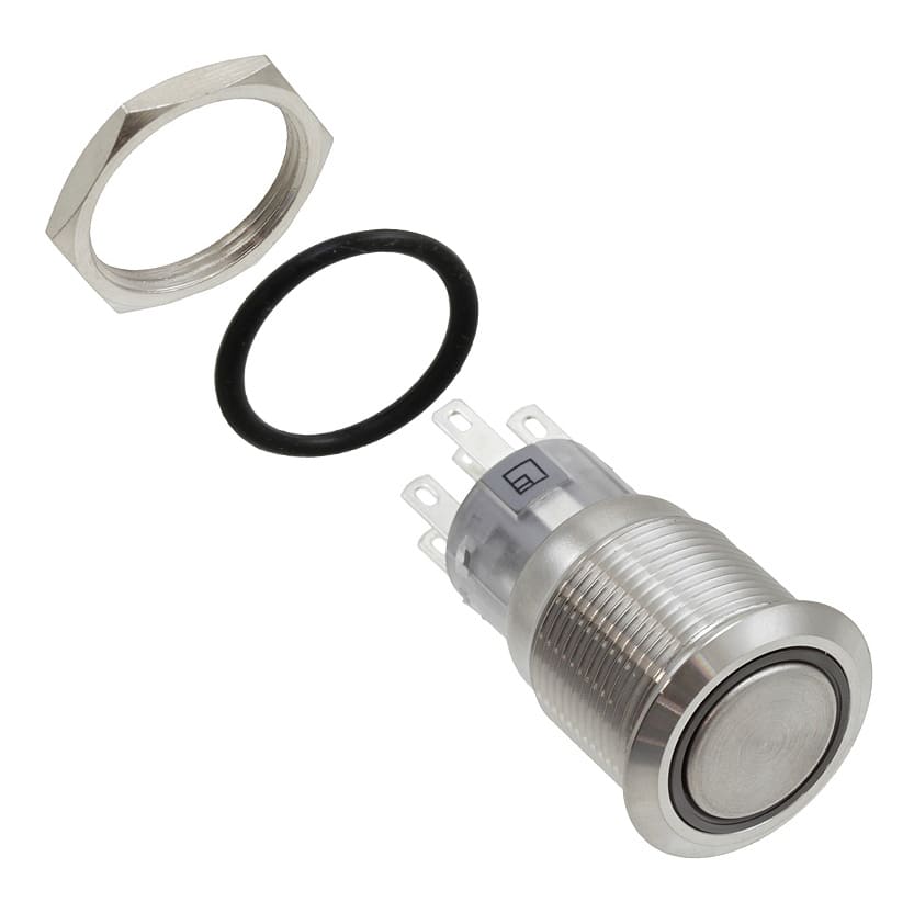 PV4F2G0SS-335 E-Switch                                                                    SWITCH PUSHBUTTON DPDT 2A 48V