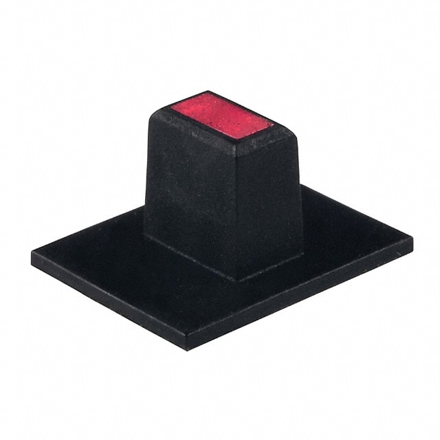 AT4065C NKK Switches                                                                    CAP SLIDE RECT BLK/RED LENS