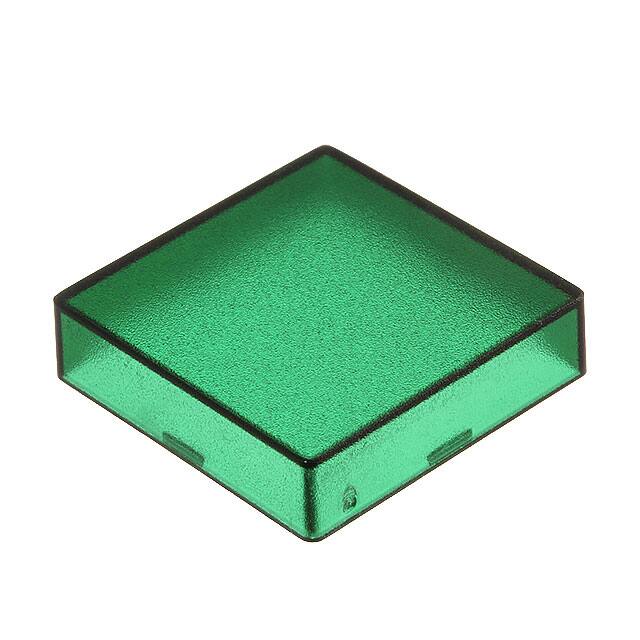 5.49077.0121505 RAFI USA                                                                    LENS PUSHBUTTON GREEN SQUARE