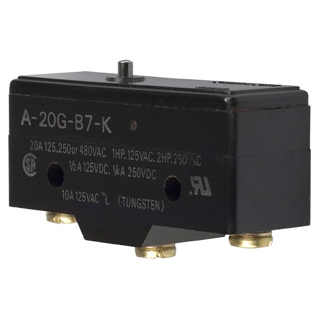 A-20G-B7-K Omron Automation and Safety                                                                    SWITCH SNAP ACTION SPDT 20A 125V