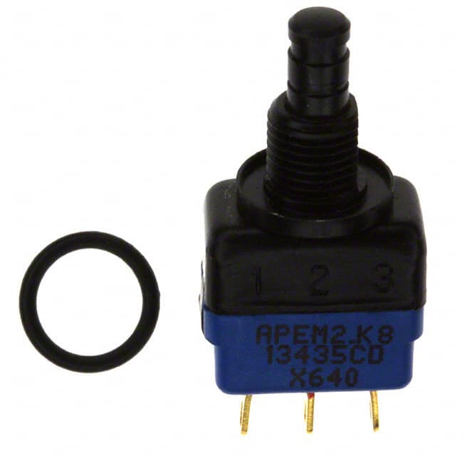 13435CDGX640 APEM Inc.                                                                    SWITCH PUSH SPDT 0.1A 30V