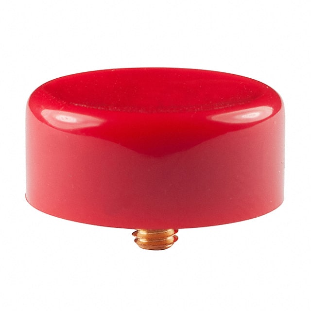 AT412C NKK Switches                                                                    CAP PUSHBUTTON ROUND RED