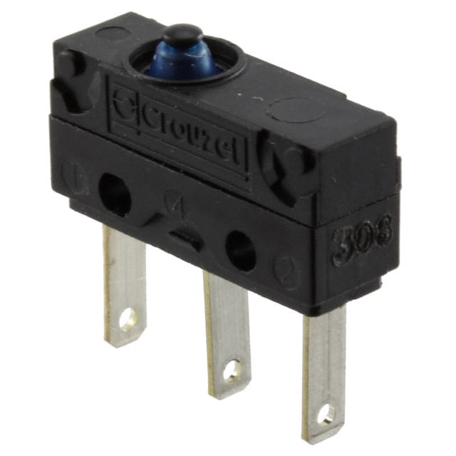 831860C1.0 Crouzet                                                                    SWITCH SNAP ACTION SPDT 6A 250V