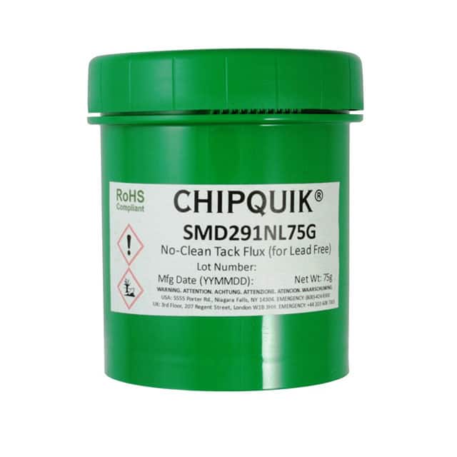 SMD291NL75G Chip Quik Inc.                                                                    FLUX - NO CLEAN LF CAN 2.64 OZ