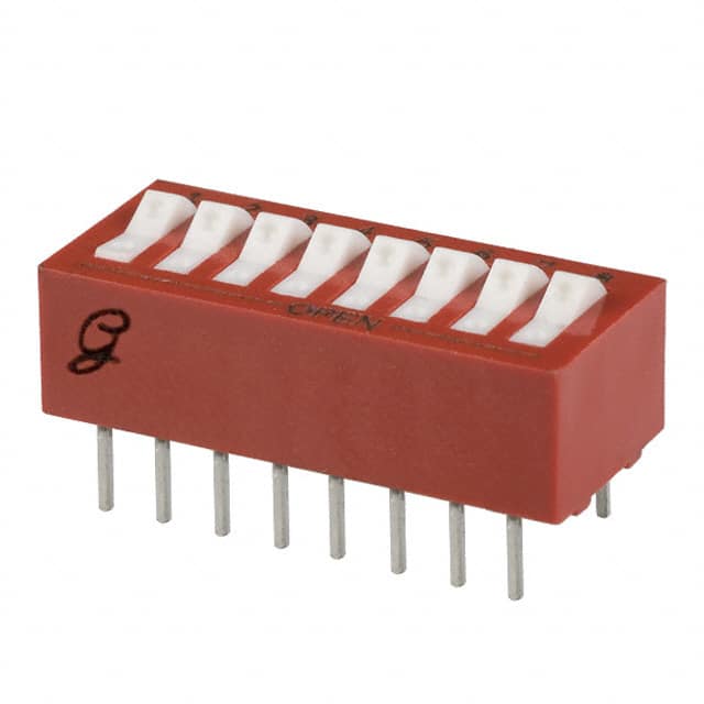 76SB08S Grayhill Inc.                                                                    SWITCH ROCKER DIP SPST 150MA 30V