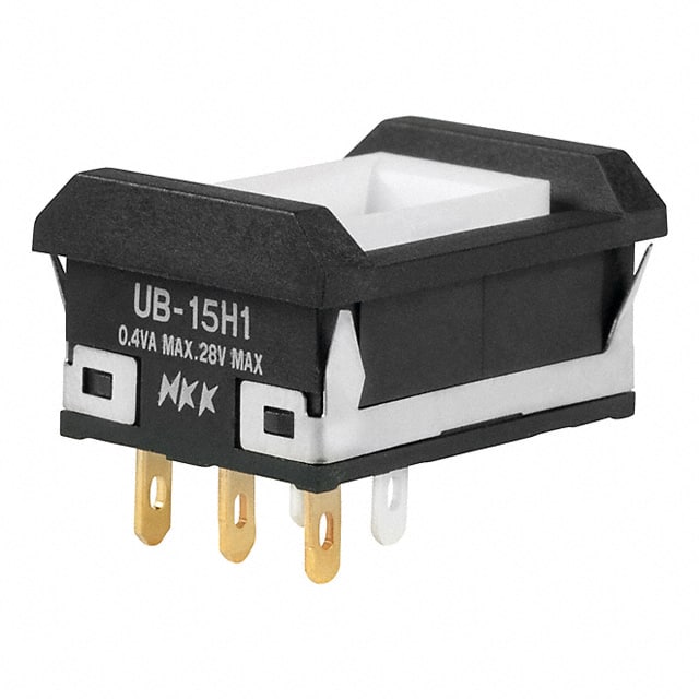 UB15NBKG015F NKK Switches                                                                    SWITCH PUSH SPDT 0.4VA 28V