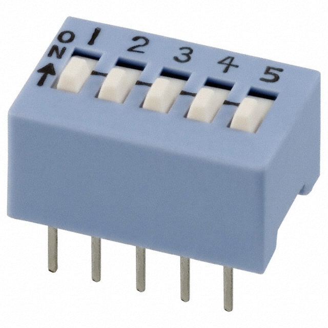 206-5 CTS Electrocomponents                                                                    SWITCH SLIDE DIP SPST 50MA 24V