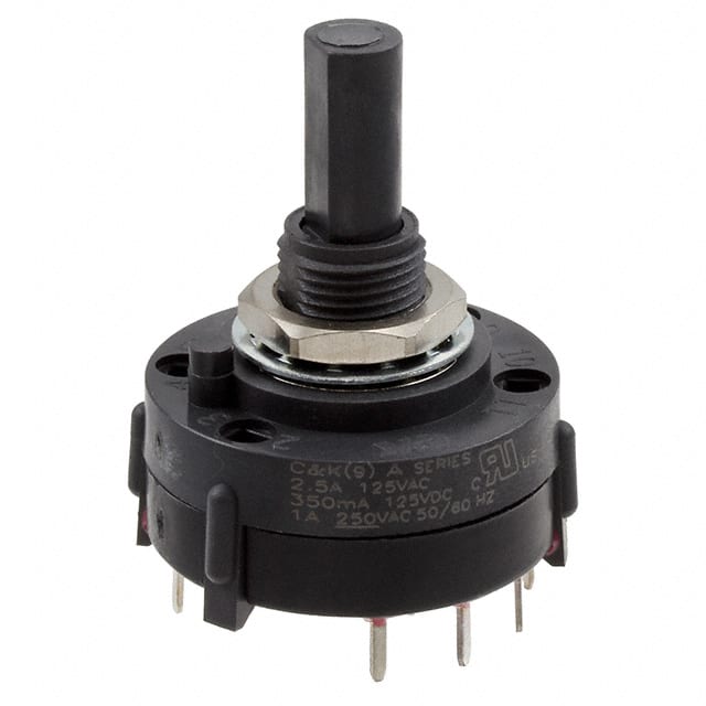 A20405RNCQK C&K                                                                    SWITCH ROTARY 4POS 2.5A 125V