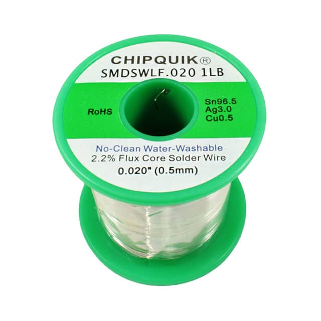 SMDSWLF.020 1LB Chip Quik Inc.                                                                    LF SOLDER WIRE 96.5/3/0.5 TIN/SI