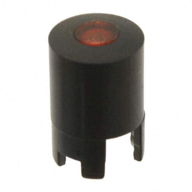 1LS098-15.0 MEC Switches                                                                    CAP TACTILE ROUND BLK/RED LENS