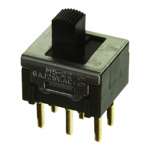 MS23ANG03 NKK Switches                                                                    SWITCH SLIDE DPDT 0.4VA 28V