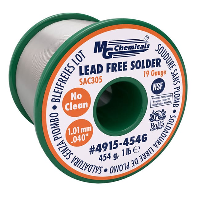 4915-454G MG Chemicals                                                                    SOLDER LF SAC305 NO CLEAN