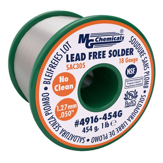 4916-454G MG Chemicals                                                                    SOLDER LF SAC305 NO CLEAN