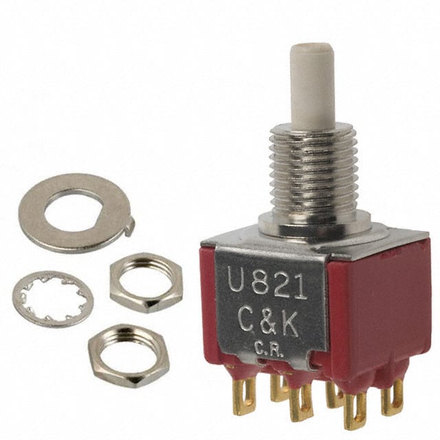 U821SHZGE C&K                                                                    SWITCH PUSHBUTTON DPDT 1A 120V