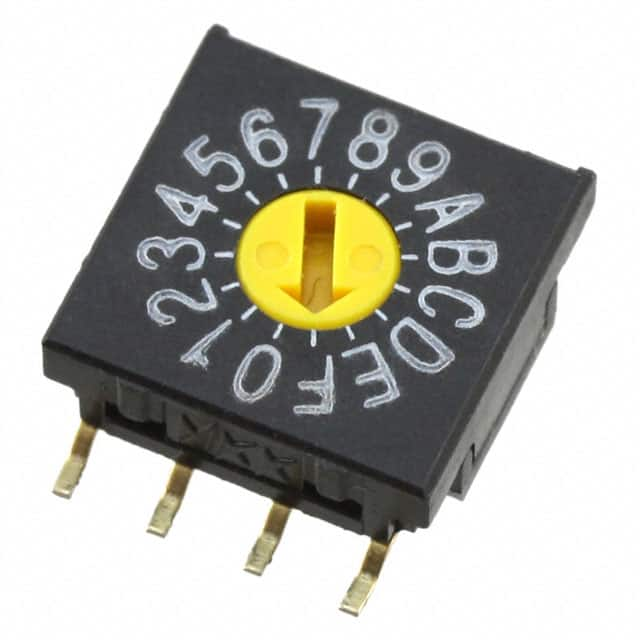 FR02FC16P-S NKK Switches                                                                    SW ROTARY DIP HEX COMP 100MA 5V