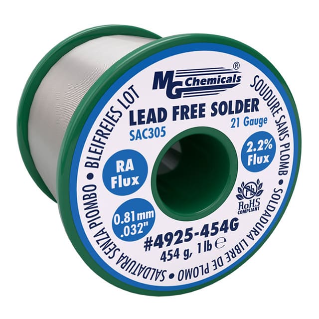 4925-454G MG Chemicals                                                                    SOLDER LF SAC305 RA FLUX