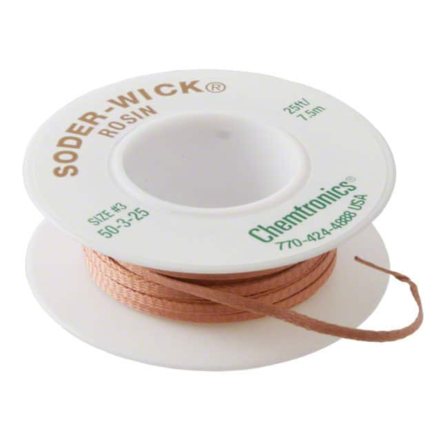 50-3-25 Chemtronics                                                                    SOLDER-WICK ROSIN .080