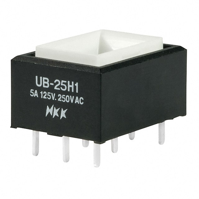 UB25RKW035D NKK Switches                                                                    SWITCH PUSHBUTTON DPDT 5A 125V