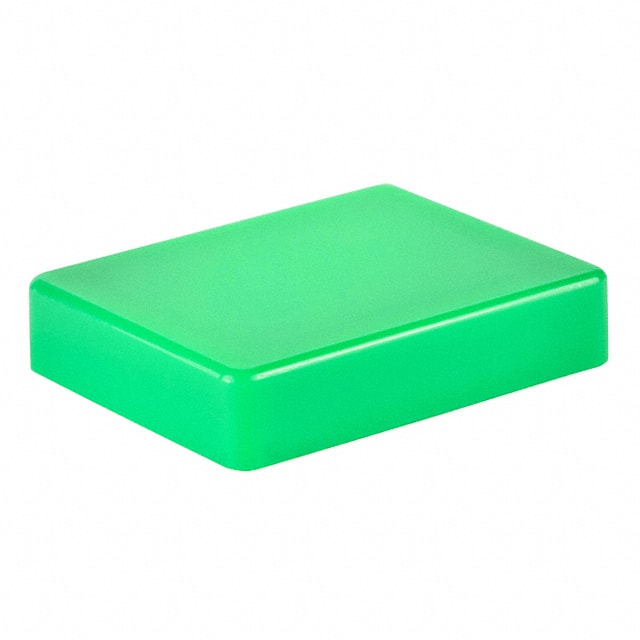 AT452F NKK Switches                                                                    CAP PUSHBUTTON RECTANGULAR GREEN