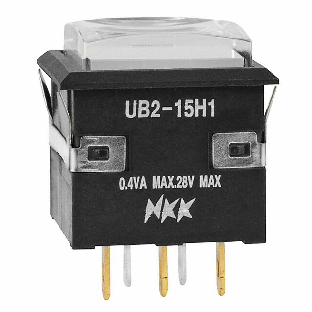 UB215KKG015C-1JB NKK Switches                                                                    SWITCH PUSH SPDT 0.4VA 28V