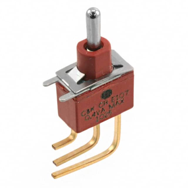 E107MD1AV2BE C&K                                                                    SWITCH TOGGLE SPDT 0.4VA 20V