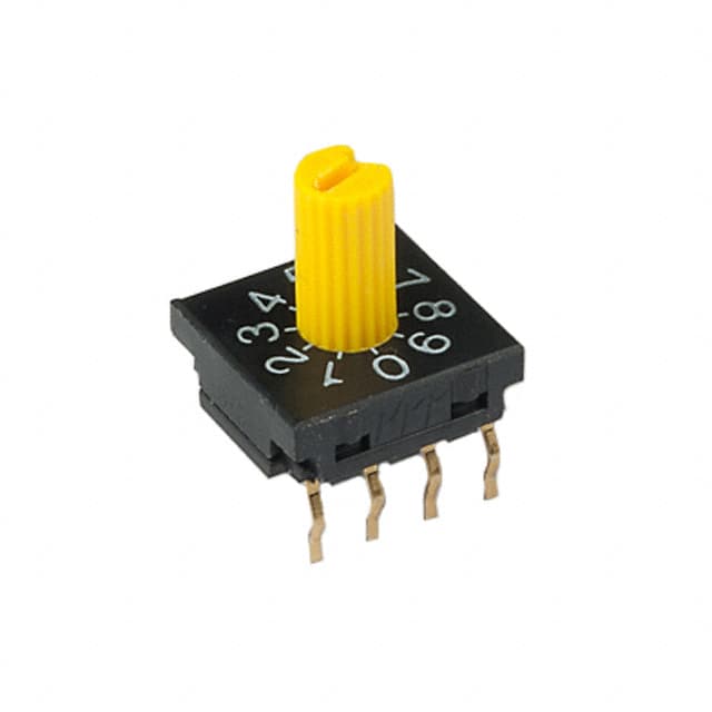 FR01KC10P-W-S NKK Switches                                                                    SW ROTARY DIP BCD COMP 100MA 5V