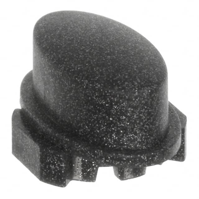 1WA57 MEC Switches                                                                    CAP TACTILE OVAL DARK GRAY